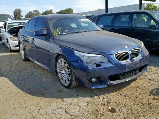 WBANW53588CT49603 - 2008 BMW 550 I BLUE photo 1