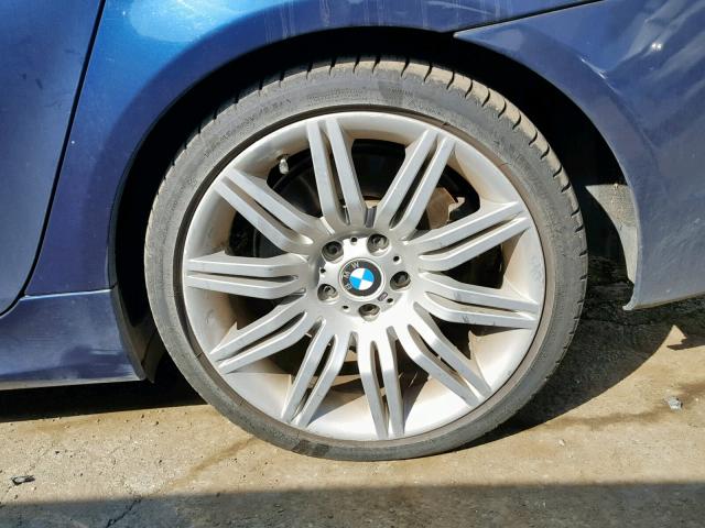 WBANW53588CT49603 - 2008 BMW 550 I BLUE photo 9