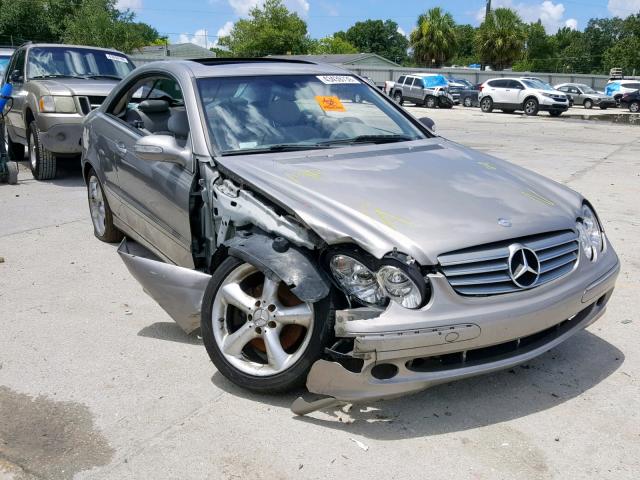 WDBTJ65JX5F144432 - 2005 MERCEDES-BENZ CLK 320C SILVER photo 1