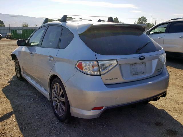 JF1GH76689G821305 - 2009 SUBARU IMPREZA WR GRAY photo 3