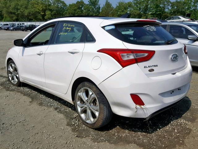 KMHD35LH7EU186283 - 2014 HYUNDAI ELANTRA GT WHITE photo 3