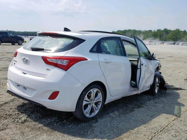 KMHD35LH7EU186283 - 2014 HYUNDAI ELANTRA GT WHITE photo 4