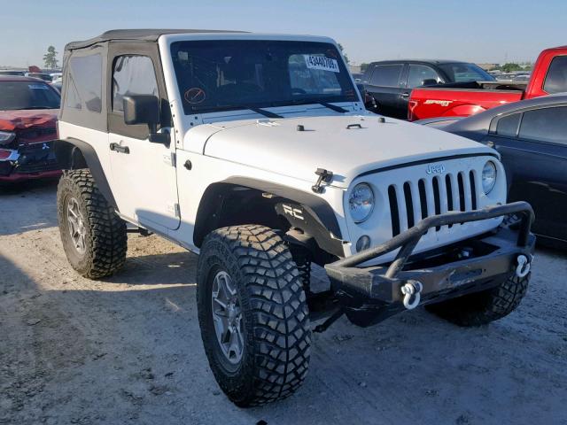 1C4AJWAGXEL151188 - 2014 JEEP WRANGLER S WHITE photo 1