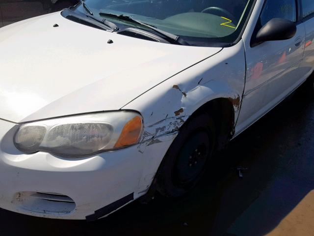 1C3EL56R85N677831 - 2005 CHRYSLER SEBRING TO WHITE photo 9