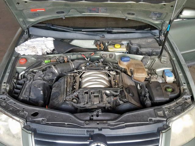 WVWRH63B33P030573 - 2003 VOLKSWAGEN PASSAT GLX GREEN photo 7