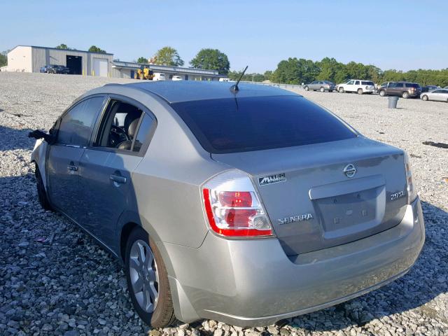 3N1AB61E57L634092 - 2007 NISSAN SENTRA 2.0 GRAY photo 3