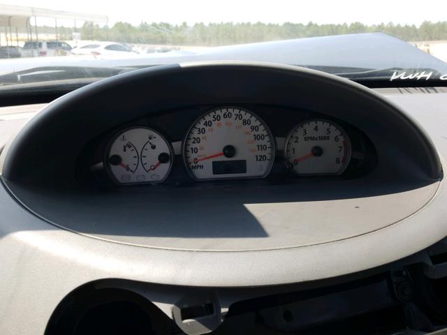 1G8AJ52F24Z222454 - 2004 SATURN ION LEVEL SILVER photo 8