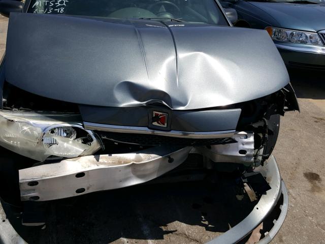 1G8AJ52F24Z222454 - 2004 SATURN ION LEVEL SILVER photo 9