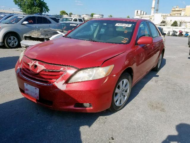4T1BE46K57U061949 - 2007 TOYOTA CAMRY NEW RED photo 2