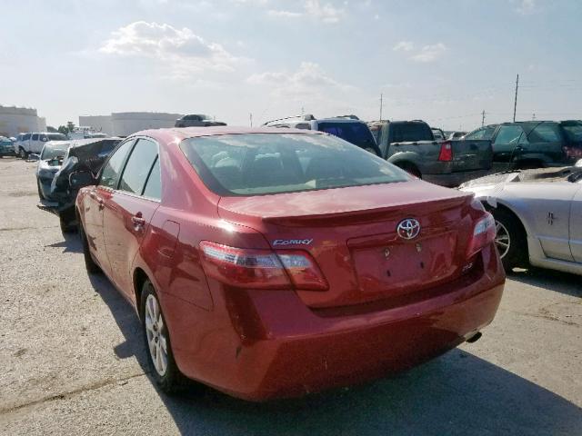4T1BE46K57U061949 - 2007 TOYOTA CAMRY NEW RED photo 3
