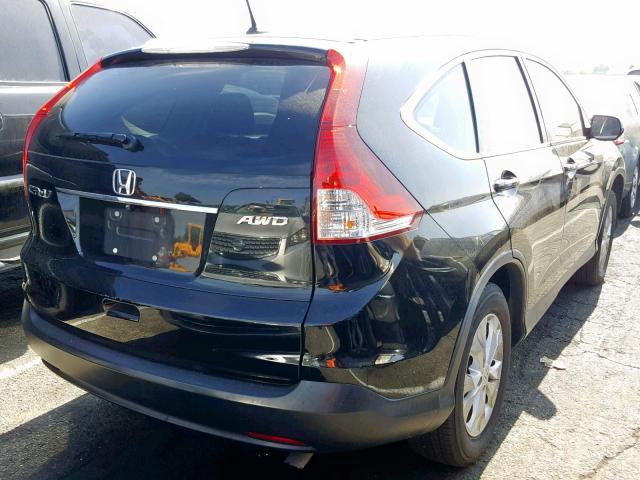 5J6RM4H79CL026744 - 2012 HONDA CR-V EXL BLACK photo 4