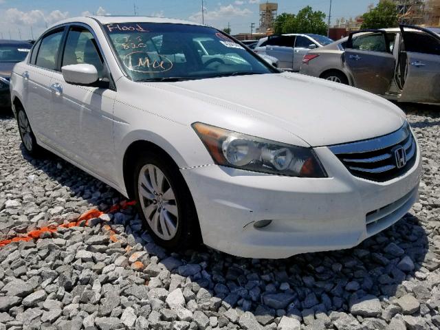 1HGCP3F84CA009405 - 2012 HONDA ACCORD EXL WHITE photo 1