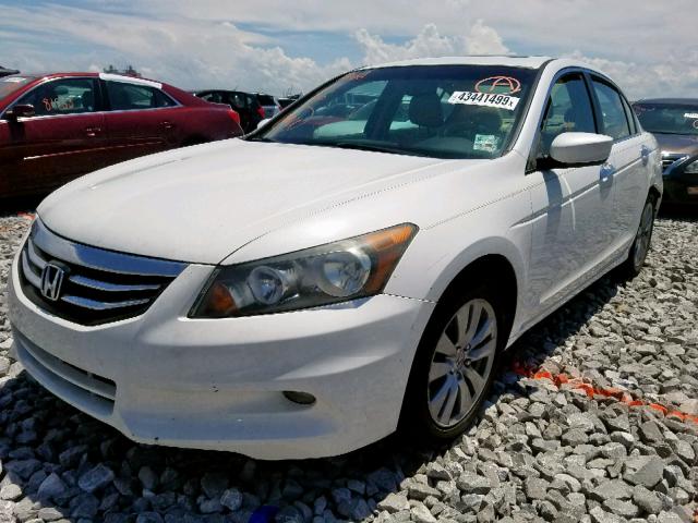 1HGCP3F84CA009405 - 2012 HONDA ACCORD EXL WHITE photo 2