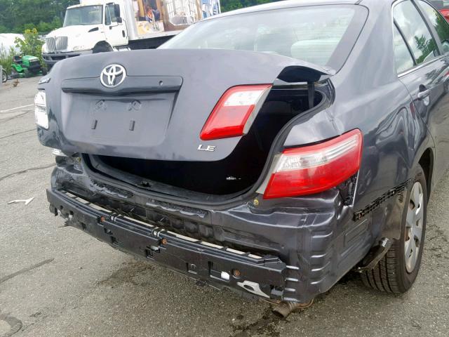4T4BE46K09R086251 - 2009 TOYOTA CAMRY BASE GRAY photo 9