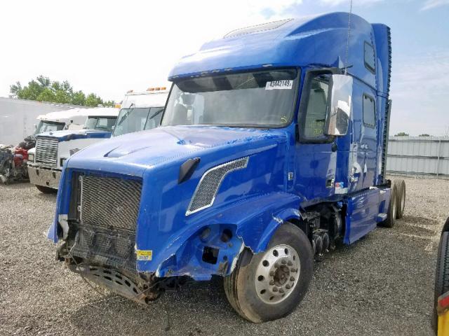 4V4NC9EJ1FN183900 - 2015 VOLVO VN VNL BLUE photo 2