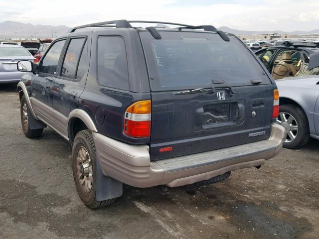 4S6DM58W224400555 - 2002 HONDA PASSPORT E BLACK photo 3