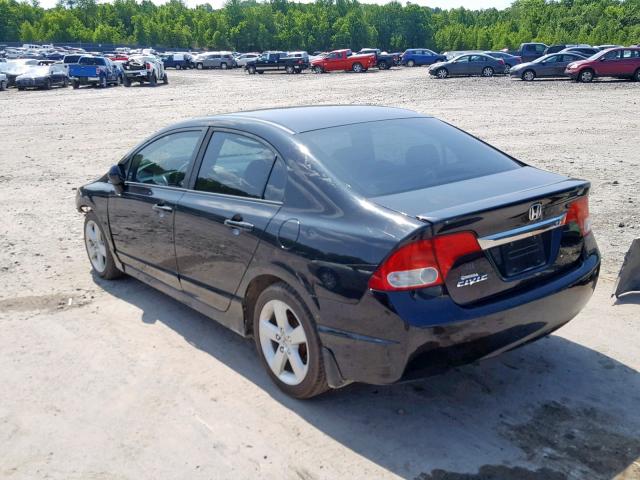 19XFA1F61AE008514 - 2010 HONDA CIVIC LX-S შავი ფოტო 3