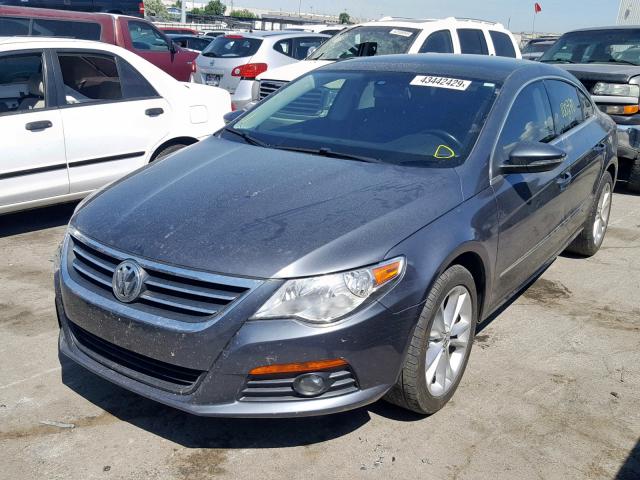 WVWHP7AN7AE537714 - 2010 VOLKSWAGEN CC LUXURY GRAY photo 2