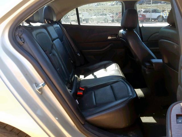 1G11H5SA7DF296663 - 2013 CHEVROLET MALIBU LTZ ოქროსფერი ფოტო 6