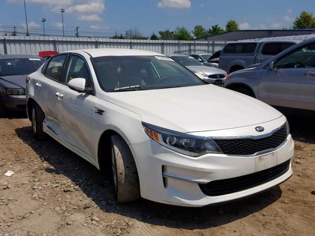 KNAGT4L34G5088256 - 2016 KIA OPTIMA LX WHITE photo 1