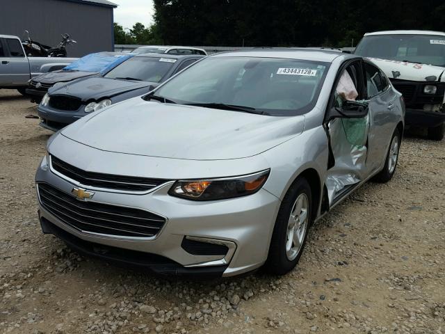 1G1ZB5ST8GF179605 - 2016 CHEVROLET MALIBU LS Silber Foto 2