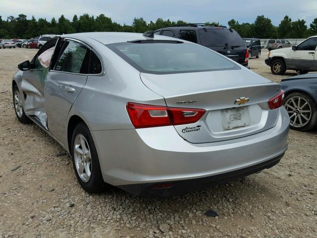 1G1ZB5ST8GF179605 - 2016 CHEVROLET MALIBU LS Silber Foto 3