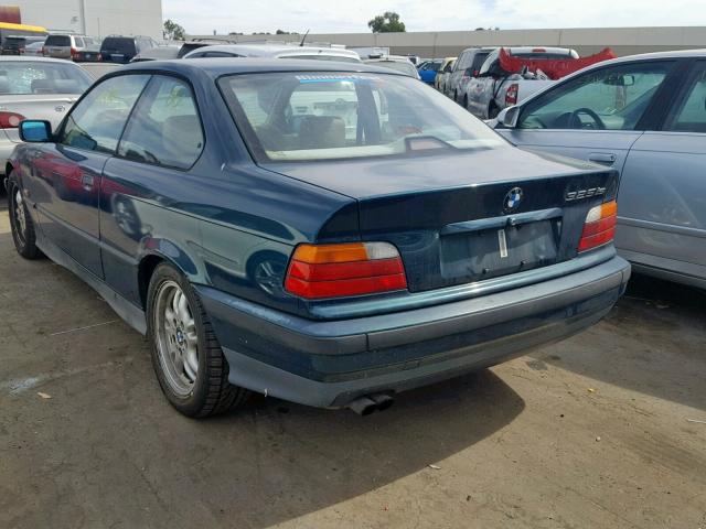 WBABF3320SEF51377 - 1995 BMW 325 IS GREEN photo 3