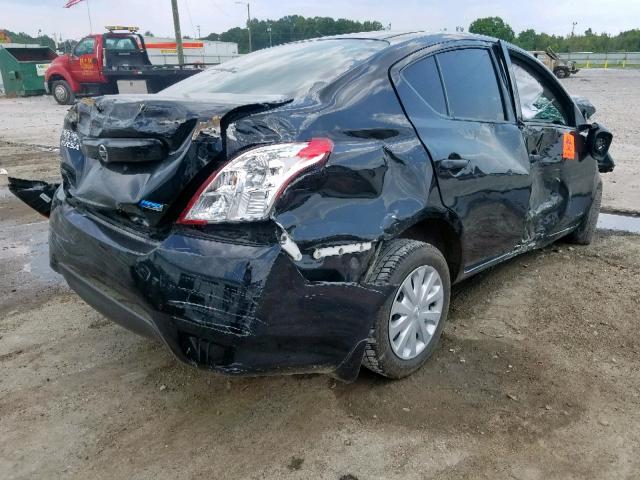 3N1CN7AP7GL876857 - 2016 NISSAN VERSA S BLACK photo 4