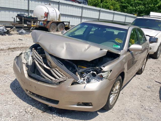 4T1BE46K37U565738 - 2007 TOYOTA CAMRY NEW GOLD photo 2