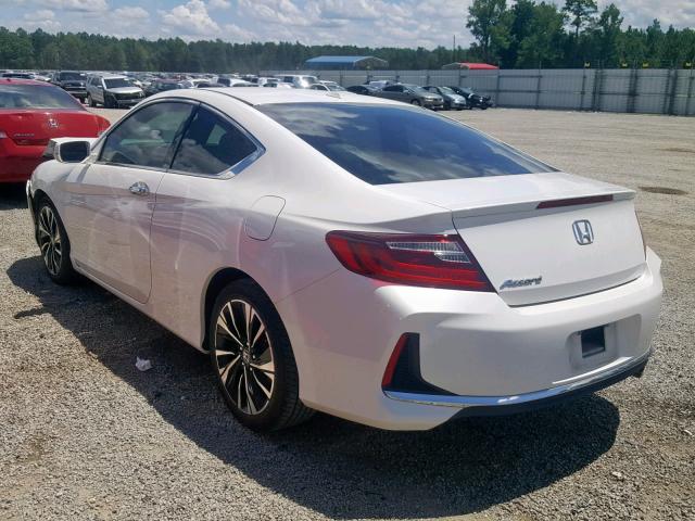 1HGCT1B89GA000128 - 2016 HONDA ACCORD EXL WHITE photo 3