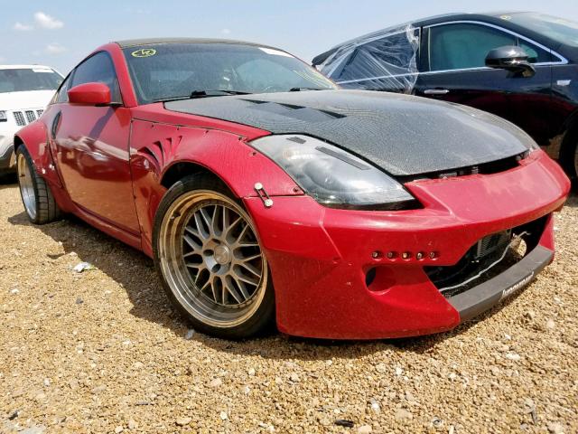 JN1BZ34D27M500230 - 2007 NISSAN 350Z COUPE RED photo 1