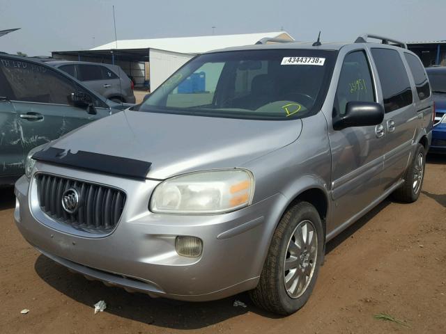 5GADV33L56D161635 - 2006 BUICK TERRAZA CX SILVER photo 2