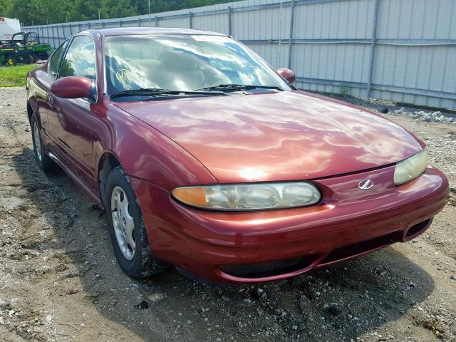 1G3NL12E3YC359901 - 2000 OLDSMOBILE ALERO GL RED photo 1