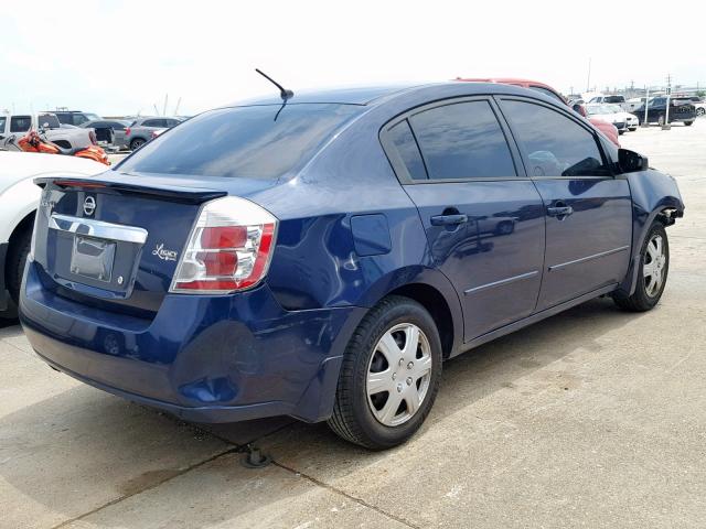 3N1AB6AP5CL782285 - 2012 NISSAN SENTRA 2.0 BLUE photo 4