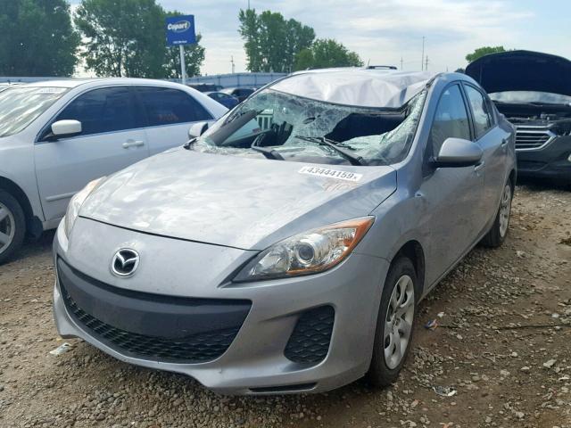 JM1BL1U74D1829103 - 2013 MAZDA 3 I SILVER photo 2