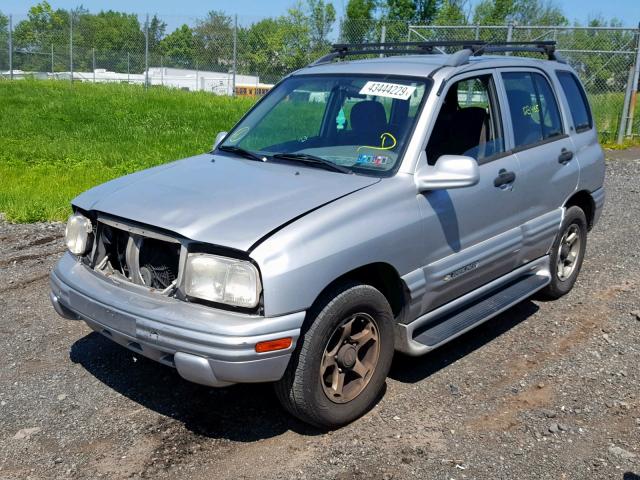 2CNBE634716913631 - 2001 CHEVROLET TRACKER LT SILVER photo 2