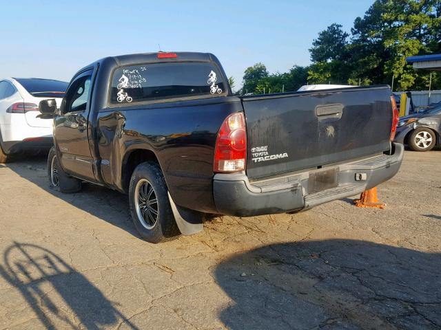 5TENX22NX6Z306086 - 2006 TOYOTA TACOMA BLACK photo 3