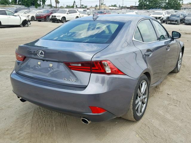 JTHBA1D23G5030855 - 2016 LEXUS IS 200T GRAY photo 4