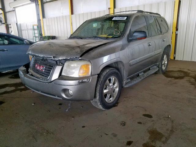 1GKDS13S122393100 - 2002 GMC ENVOY BROWN photo 2