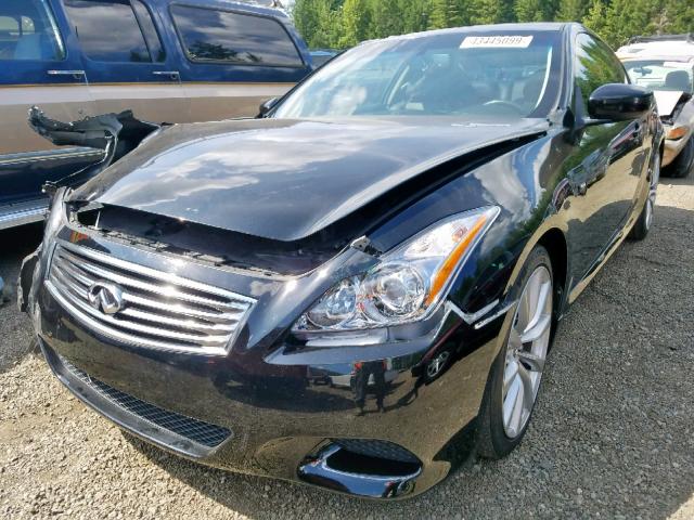 JNKCV64E68M108813 - 2008 INFINITI G37 BASE BLACK photo 2