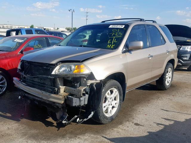 2HNYD18636H510153 - 2006 ACURA MDX TOURIN GOLD photo 2