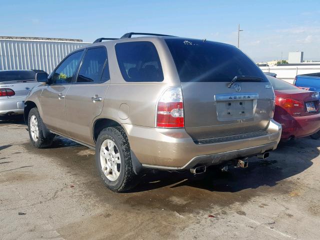 2HNYD18636H510153 - 2006 ACURA MDX TOURIN GOLD photo 3