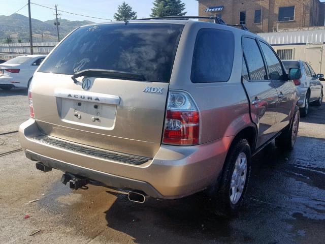 2HNYD18636H510153 - 2006 ACURA MDX TOURIN GOLD photo 4