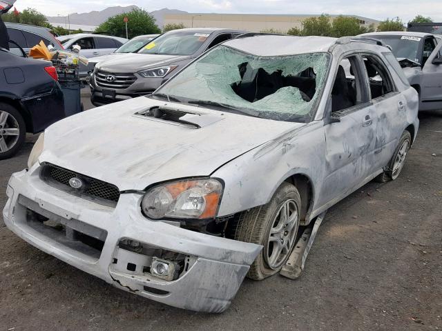 JF1GG29644G813633 - 2004 SUBARU IMPREZA WR SILVER photo 2