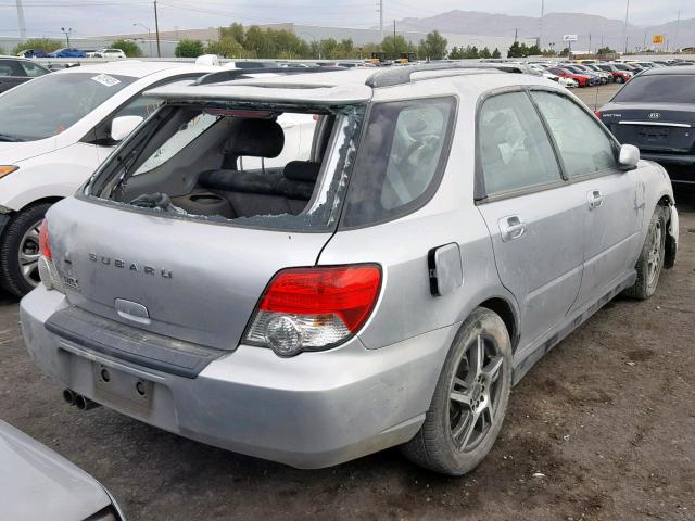 JF1GG29644G813633 - 2004 SUBARU IMPREZA WR SILVER photo 4