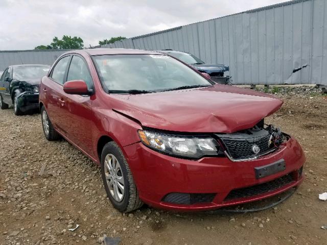 KNAFU4A22B5426295 - 2011 KIA FORTE EX RED photo 1