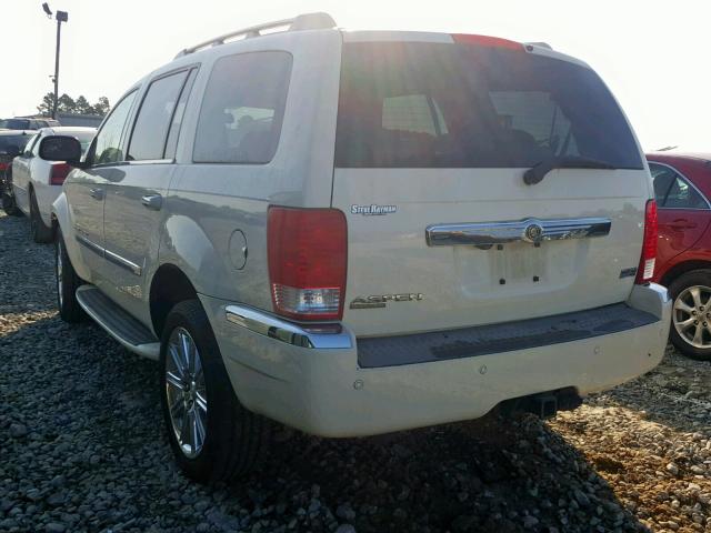 1A8HX58228F158407 - 2008 CHRYSLER ASPEN LIMI WHITE photo 3