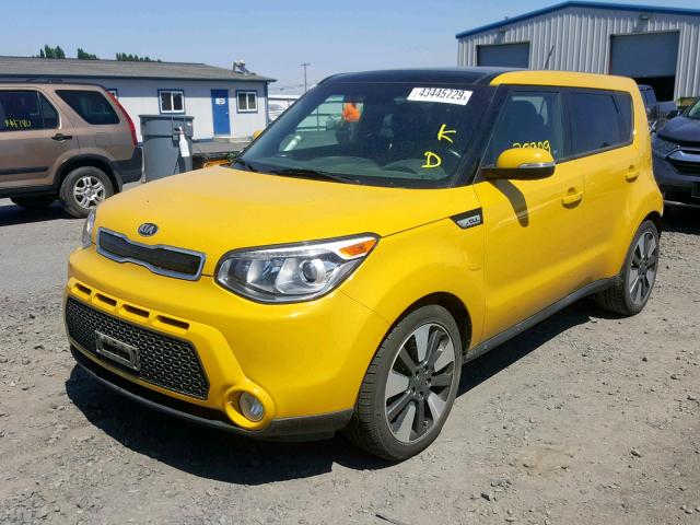 KNDJX3A55E7034915 - 2014 KIA SOUL ! Sarı foto 2