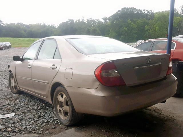 4T1BE32K53U170129 - 2003 TOYOTA CAMRY LE GOLD photo 3