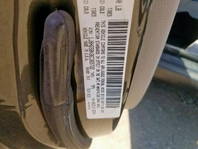 1J8HG58N36C365722 - 2006 JEEP COMMANDER GRAY photo 10